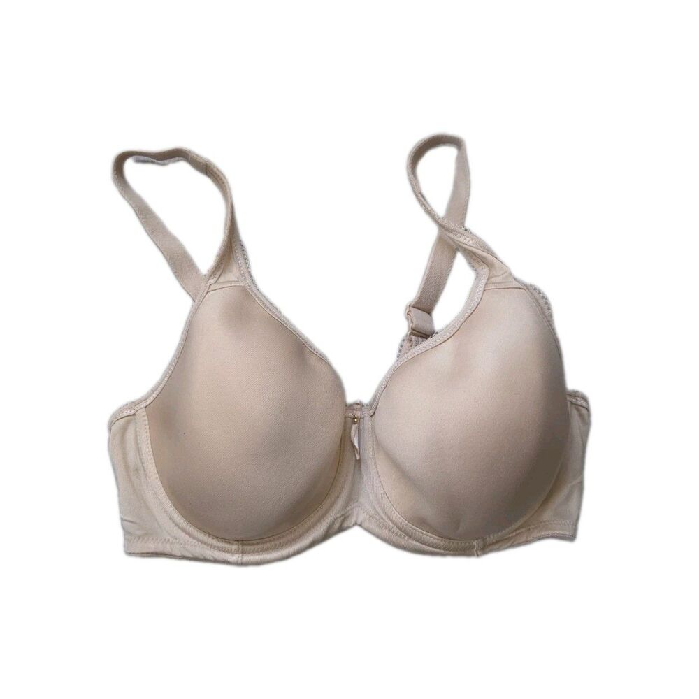 Wacoal 34D Nude Beige Padded Underwire T-Shirt Bra Smooth Full Coverage 853192